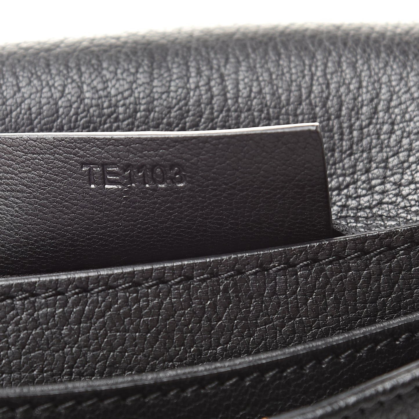 Sugar Goatskin Medium Antigona Envelope Clutch Black