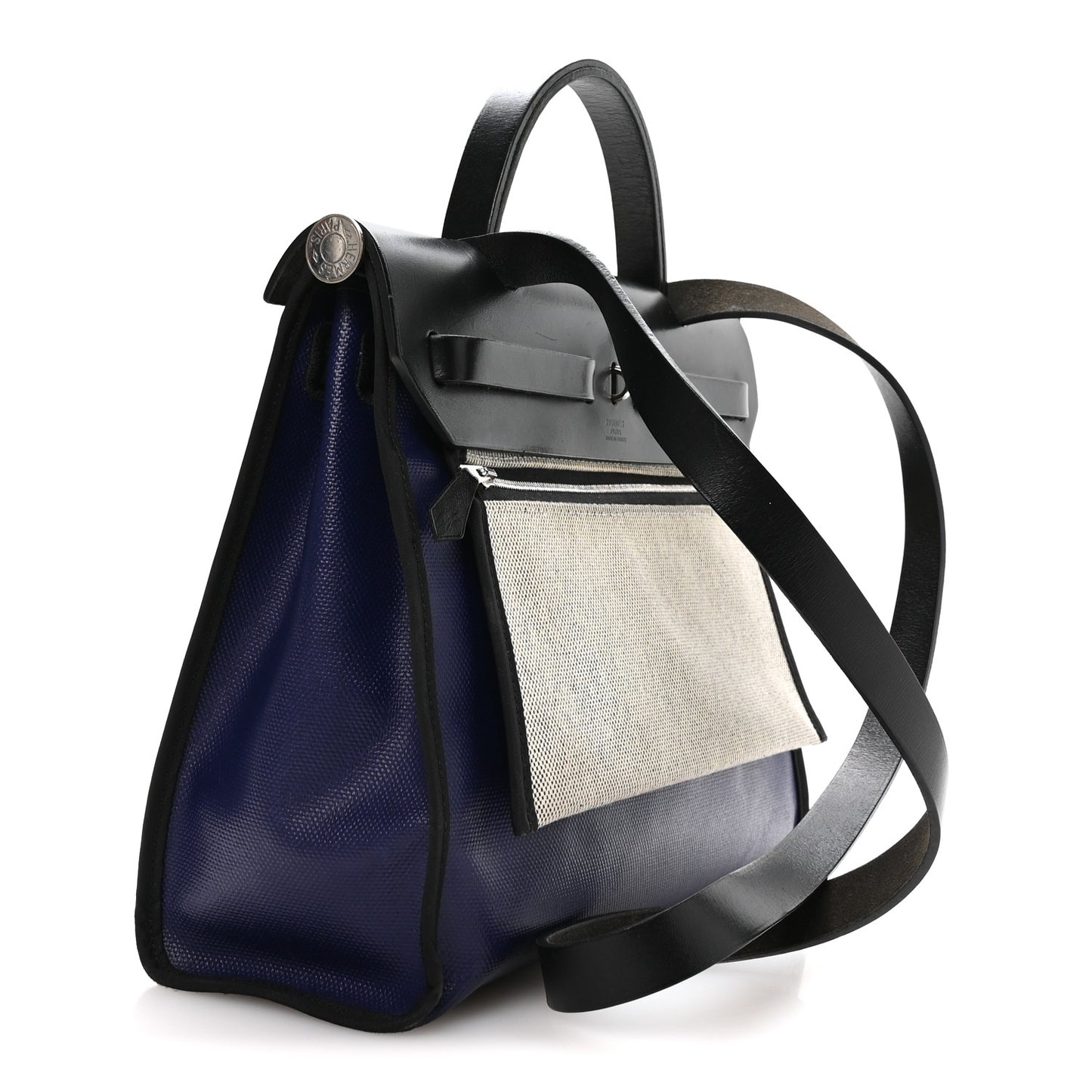 Toile H Berline Vache Hunter Herbag Zip PM 31 Bleu Saphir Black