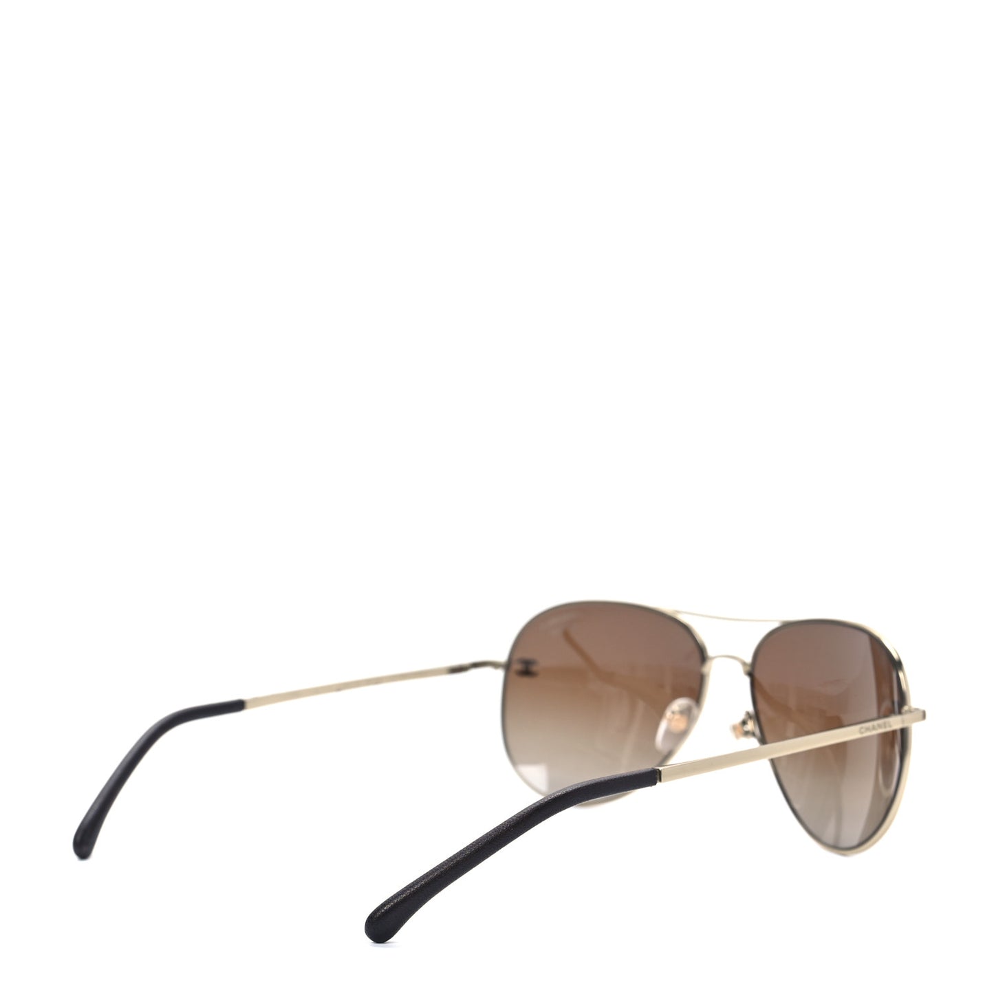 Metal Polarized Aviator CC Sunglasses 4189-T-Q Brown