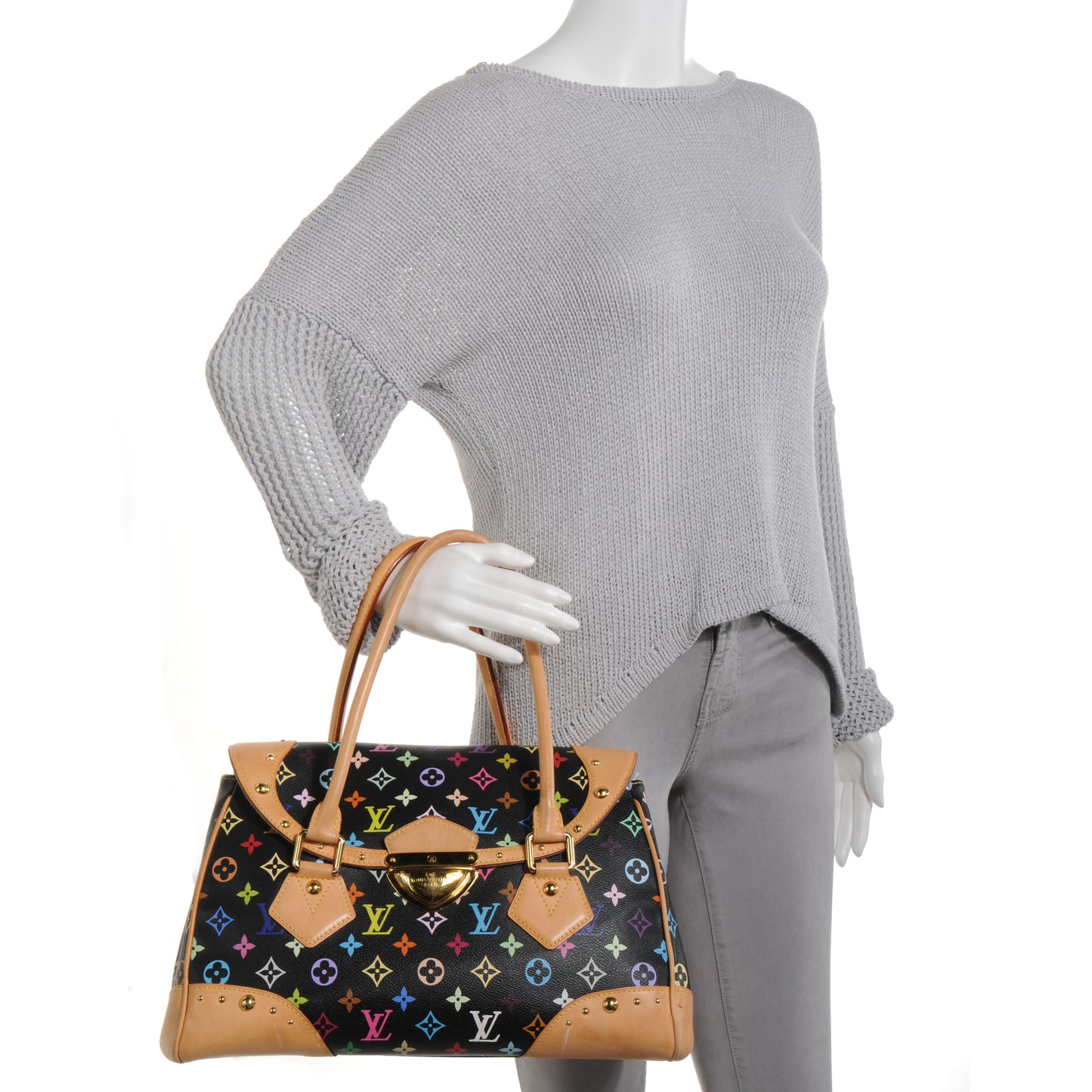 Monogram Multicolor Beverly GM Black