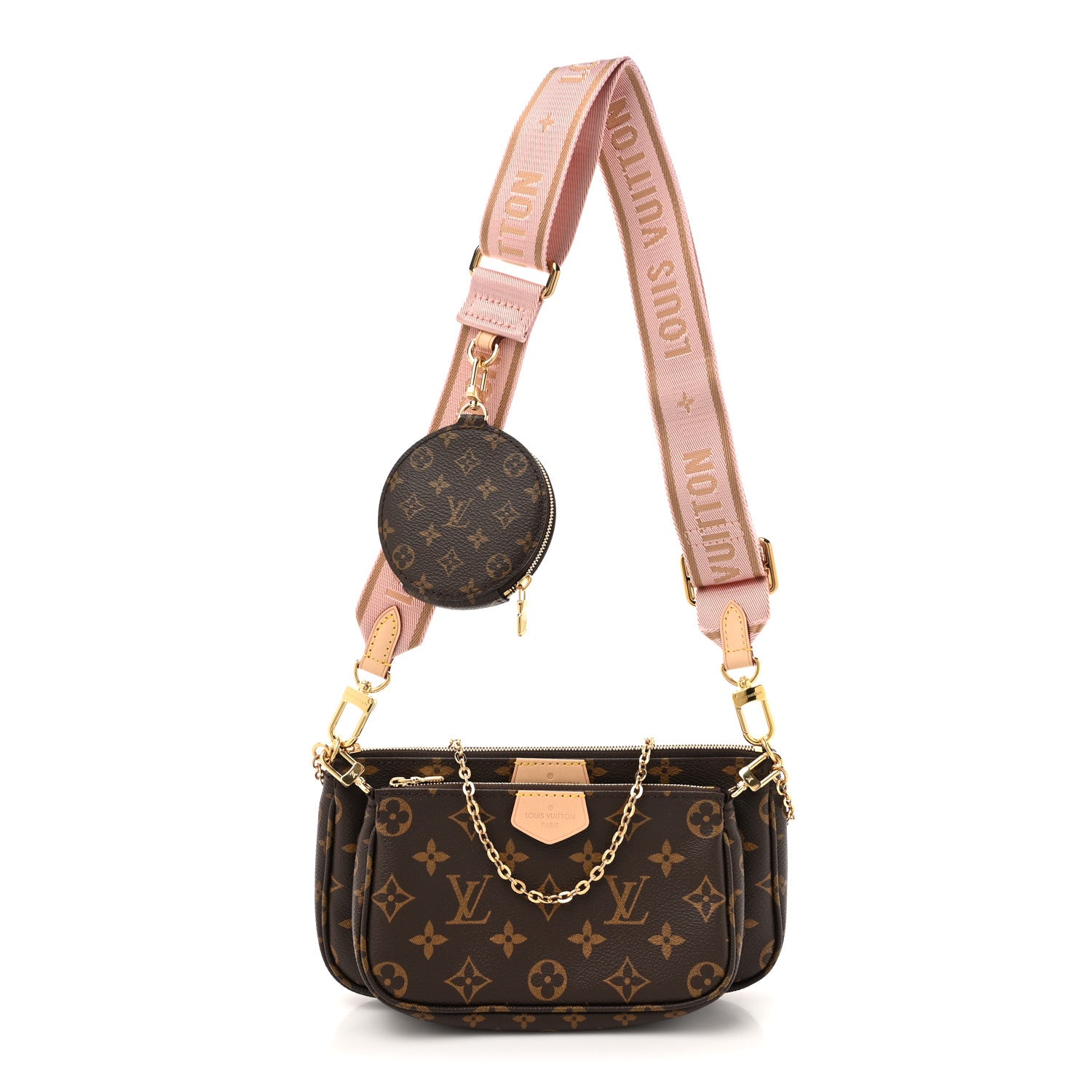 Louis Vuitton Monogram Multi Pochette Accessories Rose Clair 1 of 9