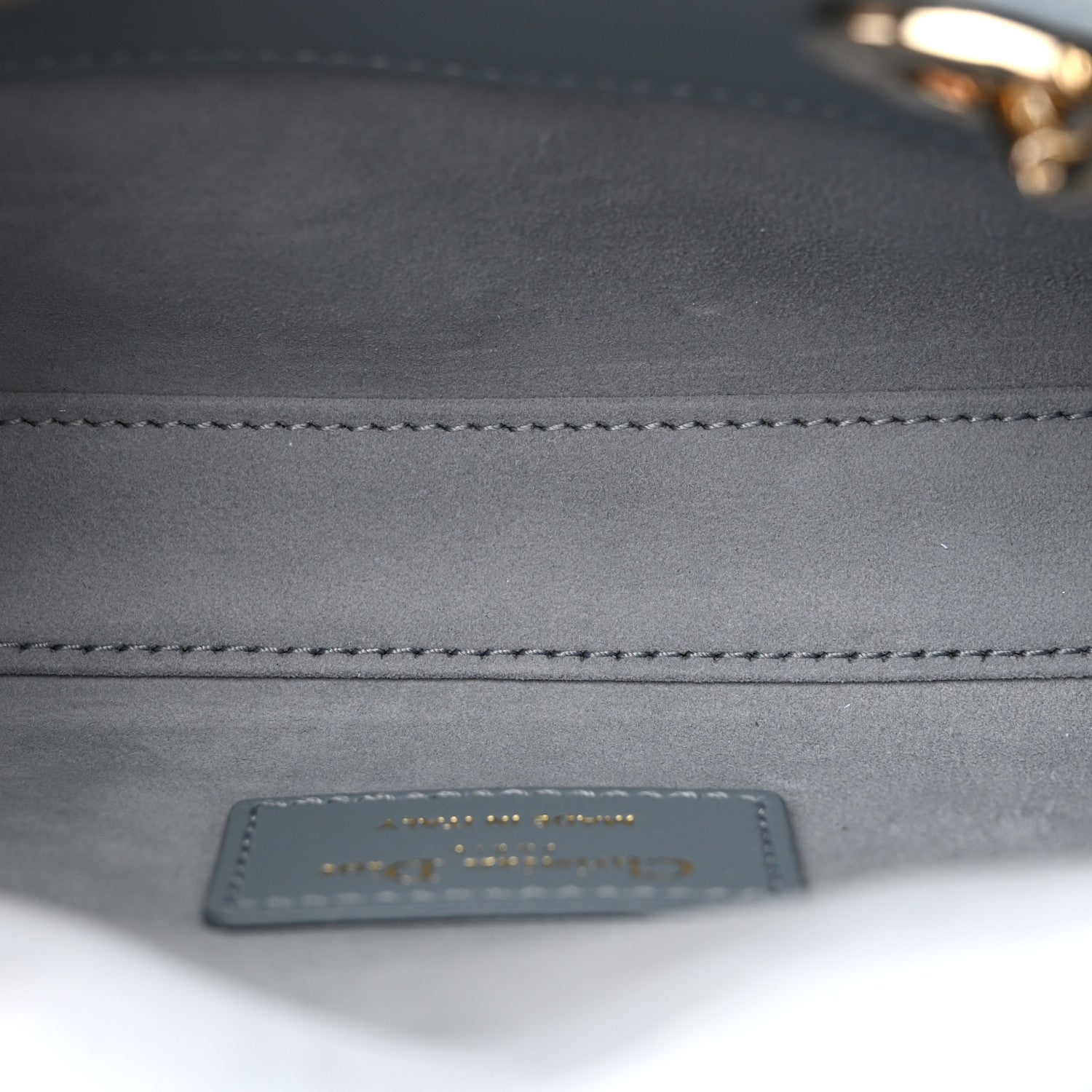 Christian Dior Lambskin Cannage Micro Lady D-Joy Cloud Blue 5 of 10