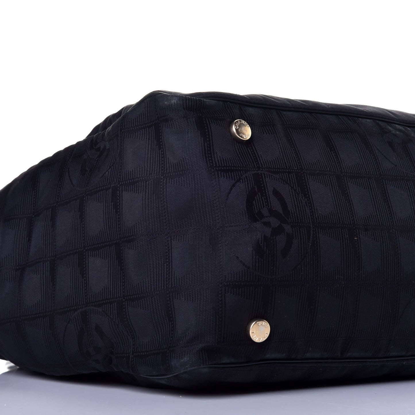 Nylon Medium Travel Tote Black