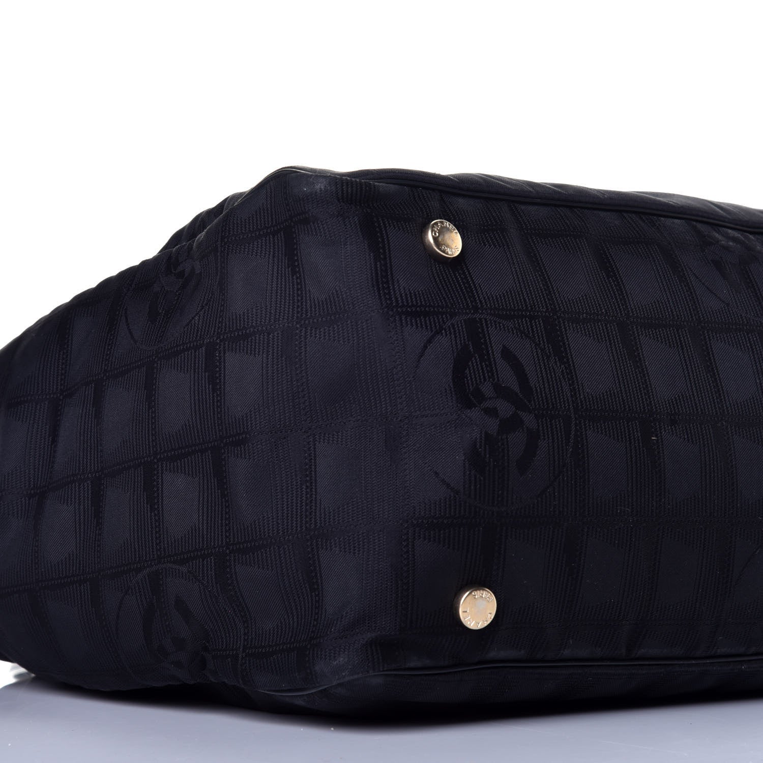 Chanel Nylon Medium Travel Tote Black 8 of 9