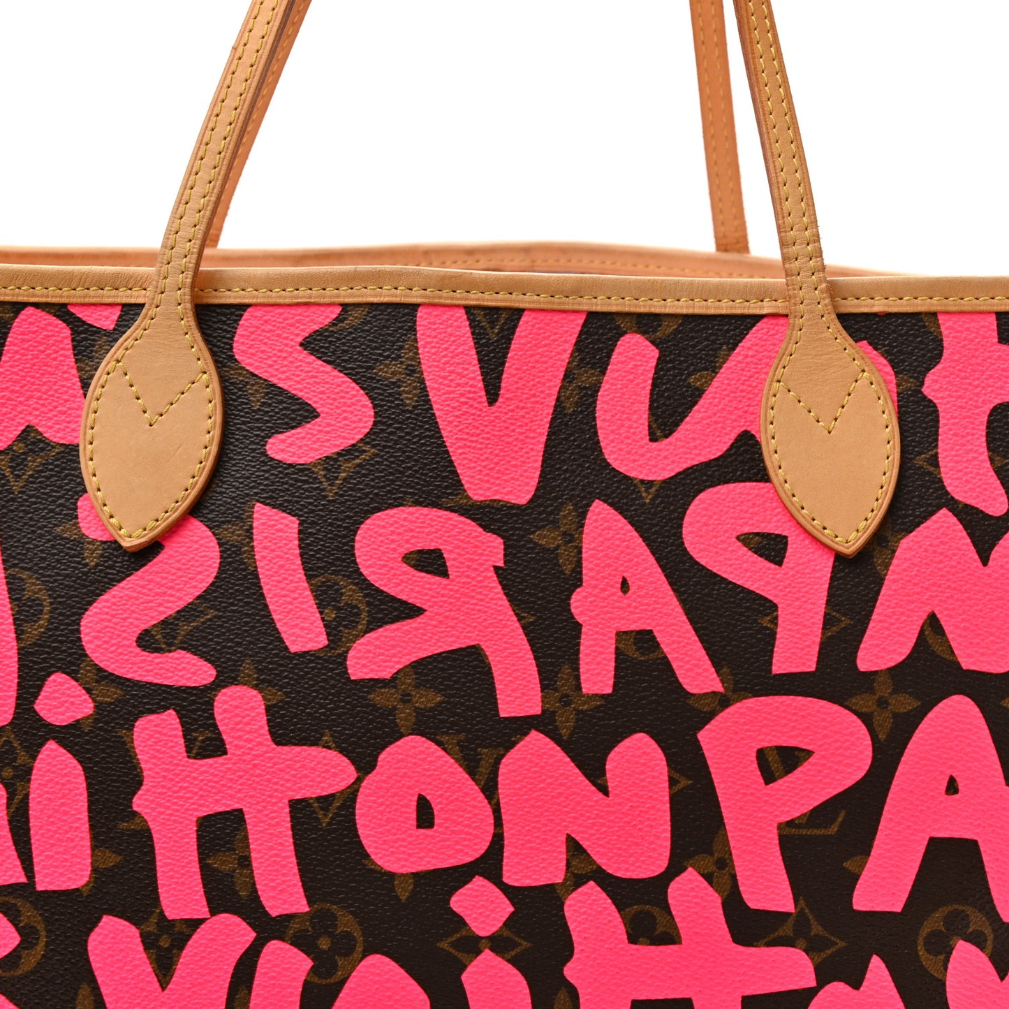 Monogram Graffiti Neverfull GM Fuchsia