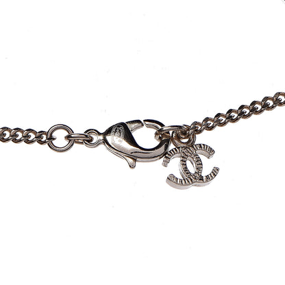 Chanel Crystal CC Pendant Necklace Gold 5 of 6
