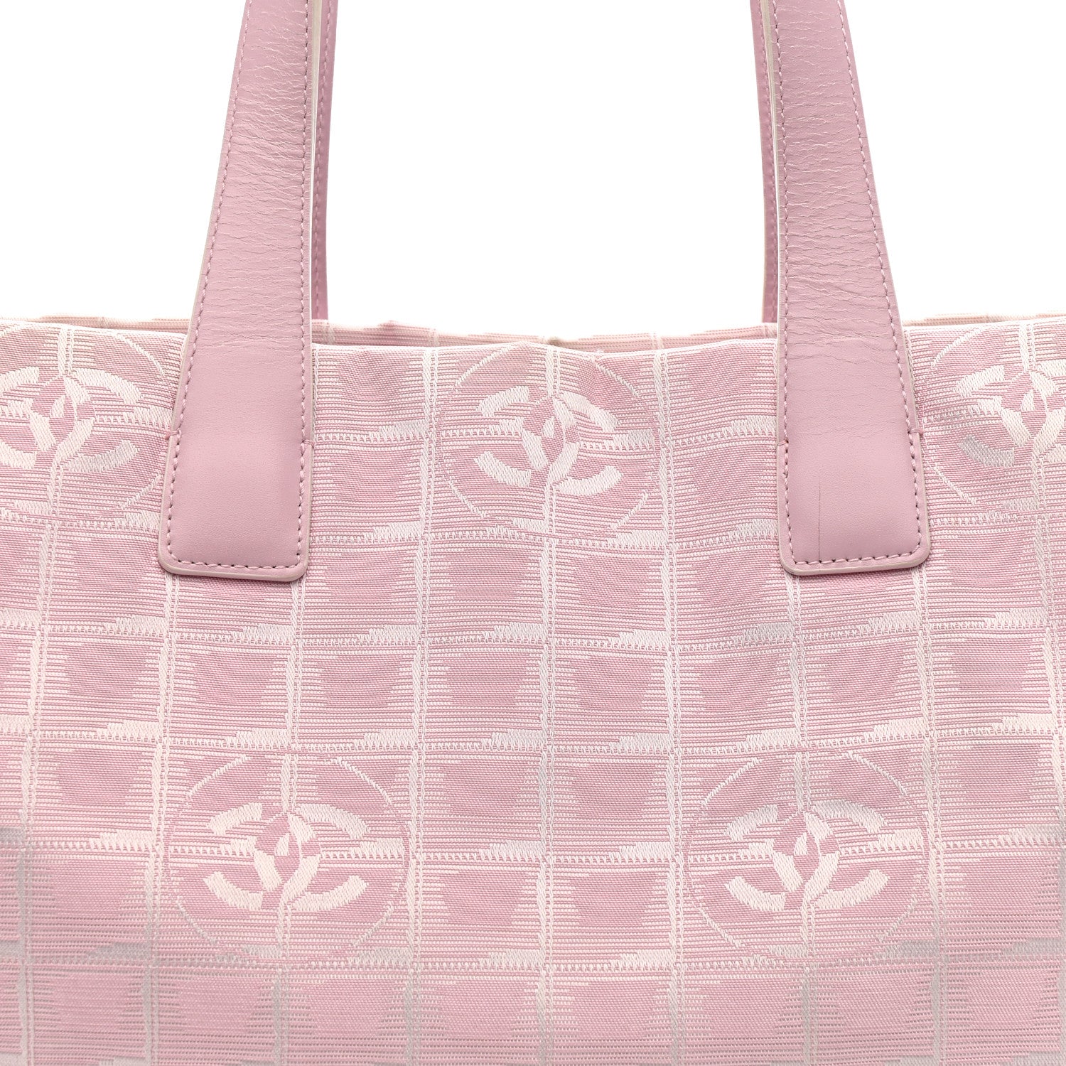 Chanel Nylon Travel Large Tote Pink 8 of 13