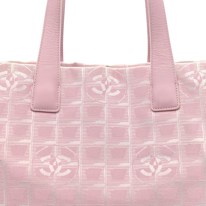 Chanel Nylon Travel Large Tote Pink 8 of 13