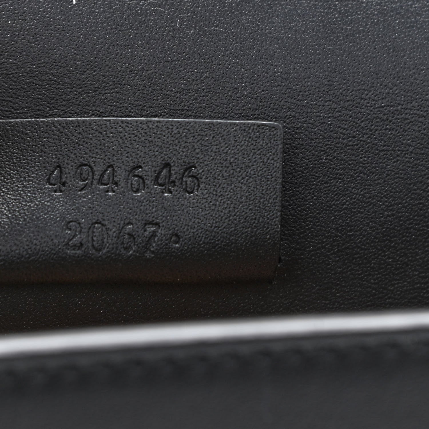 Gucci Calfskin Super Mini Sylvie Chain Shoulder Bag Black 7 of 10