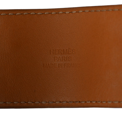 Hermes Barenia Collier De Chien CDC Bracelet L Fauve 4 of 7