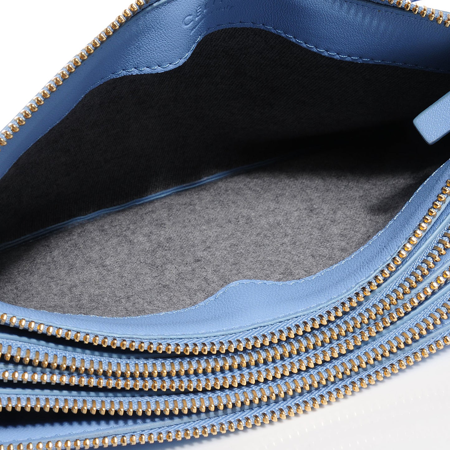 Lambskin Small Trio Crossbody Bag Lavender