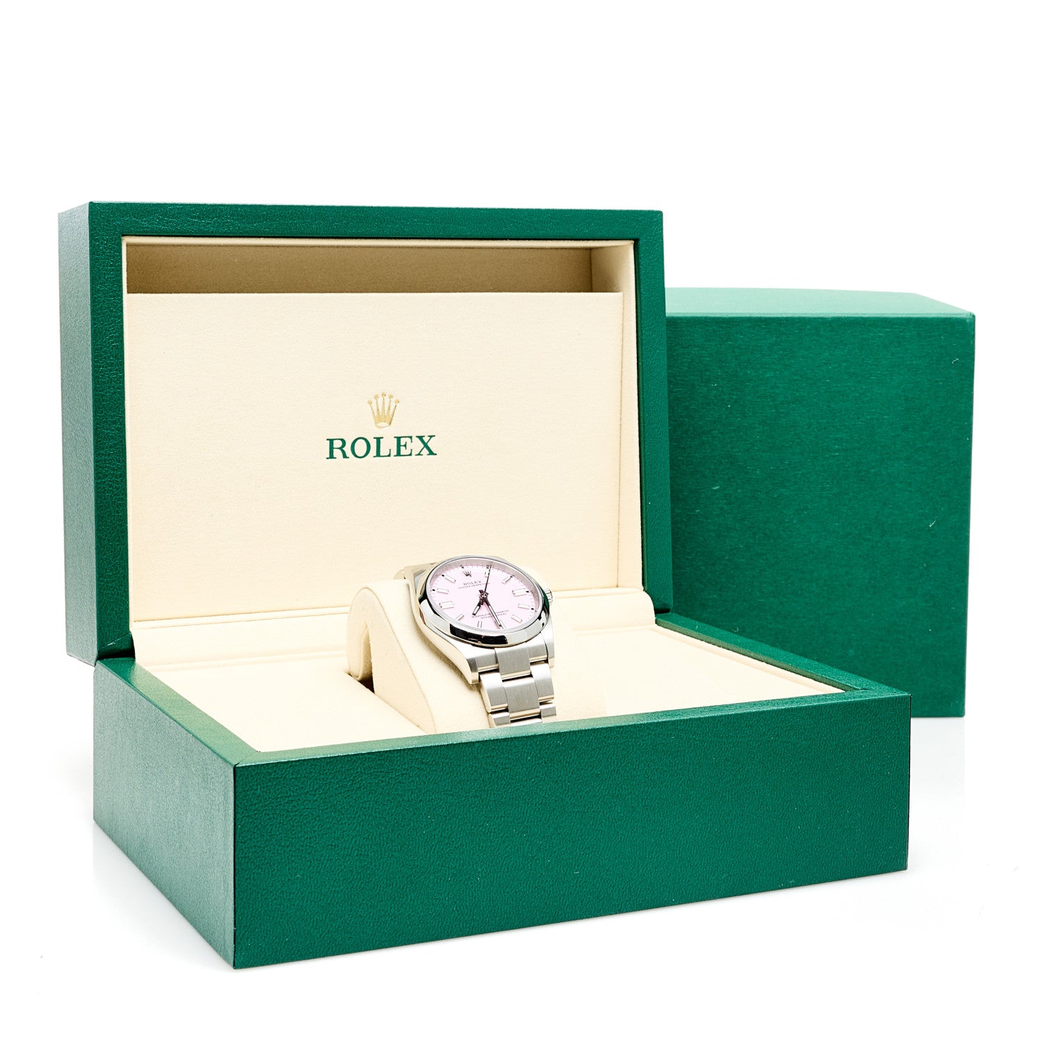 Rolex Stainless Steel 36mm Oyster Perpetual Watch Candy Pink 126000 Candy Pink 5 of 5