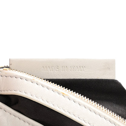 Fendi Nappa FF 1974 Embossed Large Baguette White 7 of 12