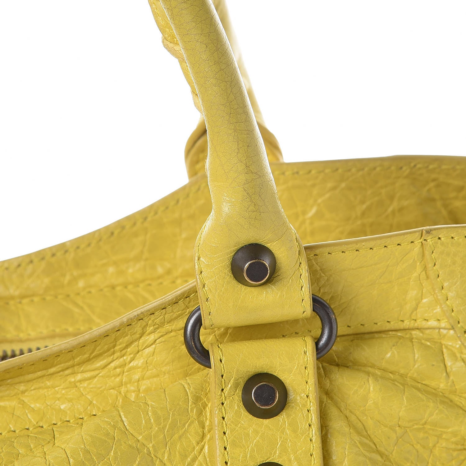 Balenciaga Agneau Classic Hardware City Curry 13 of 19