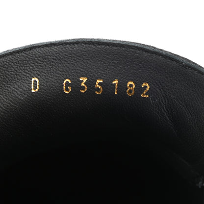 Chanel Calfskin CC Mocassin Loafers 38.5 Black 8 of 8