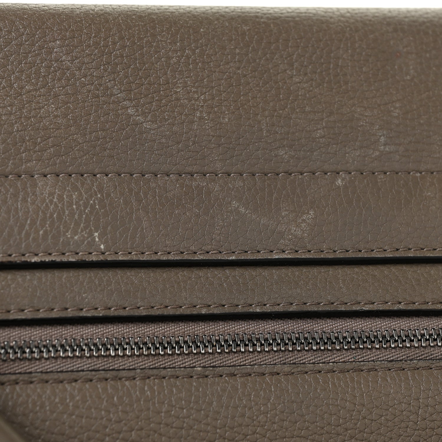 Celine Smooth Calfskin Suede Large Tri-Color Trapeze Brown 20 of 24