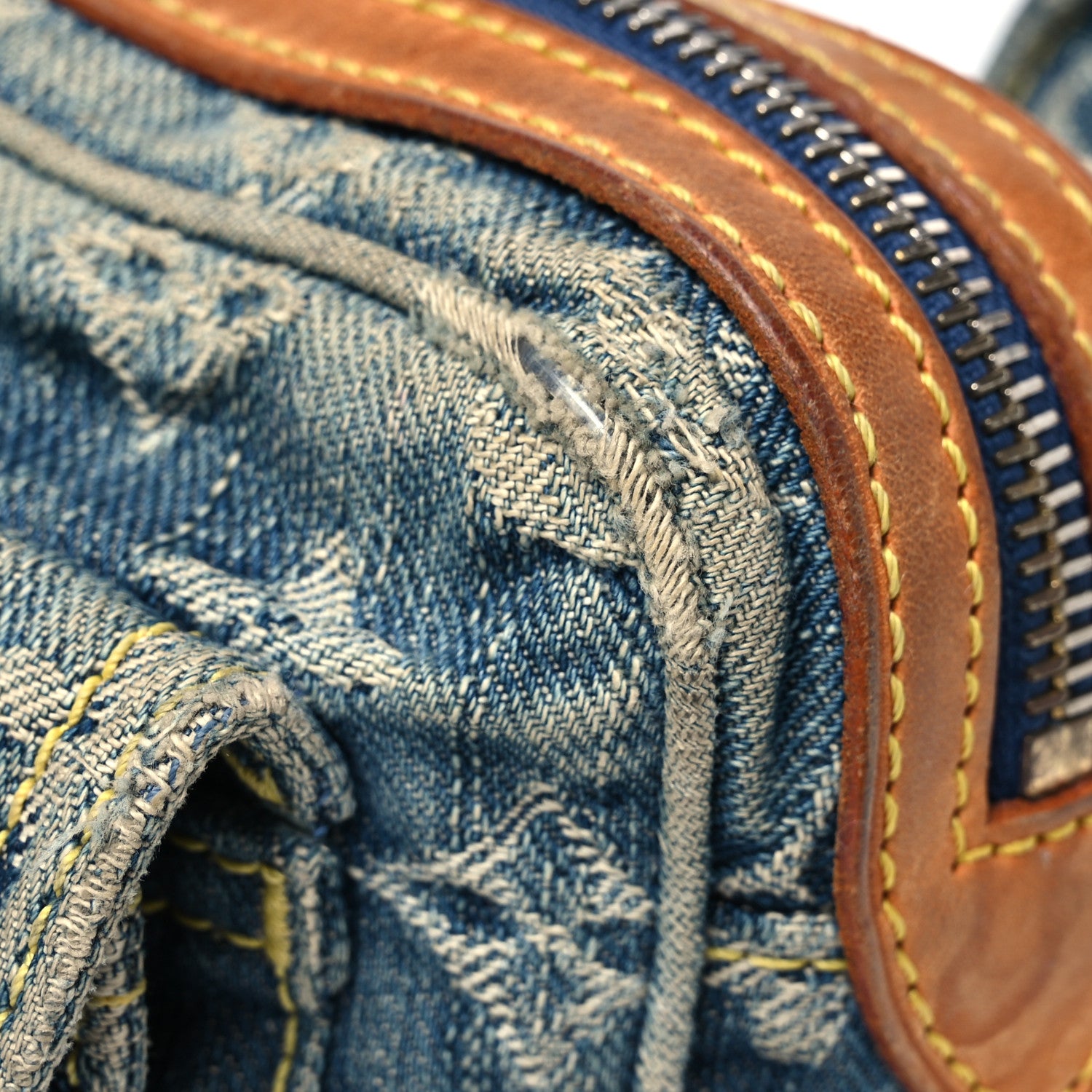 Louis Vuitton Monogram Denim Bum Bag Blue 16 of 17