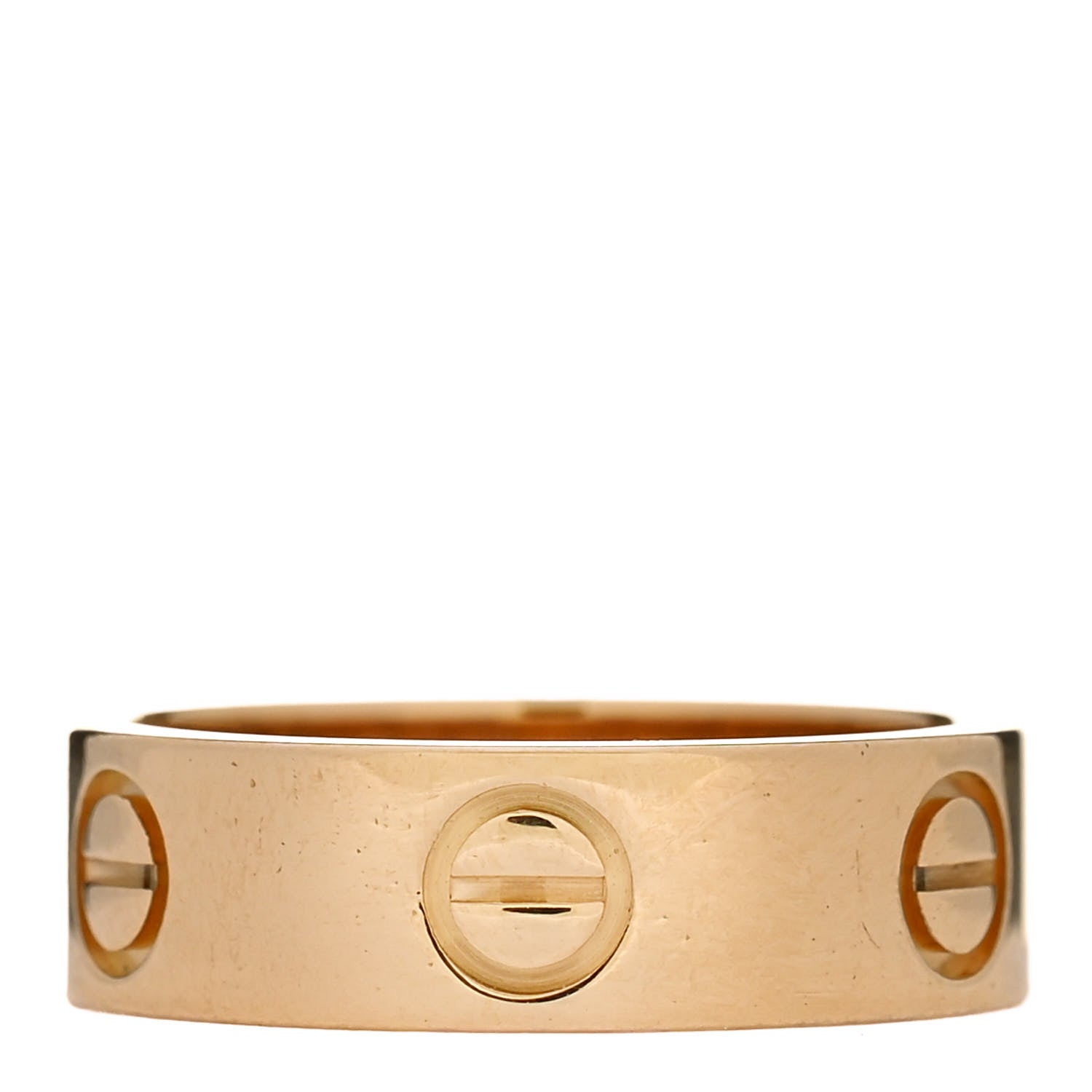 Cartier 18K Yellow Gold 5.5mm LOVE Ring 51 5.75 1 of 5