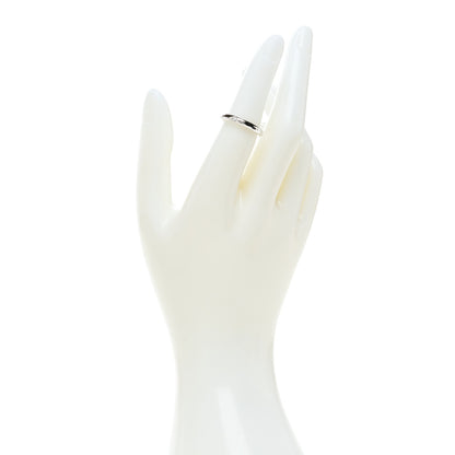 Tiffany Platinum Diamond Elsa Peretti Band Ring 50 5.5 3 of 5