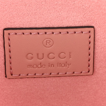 Gucci Gilbert Calfskin Jumbo GG Embossed Mini Tote Bag  Dusty Carmine 6 of 11