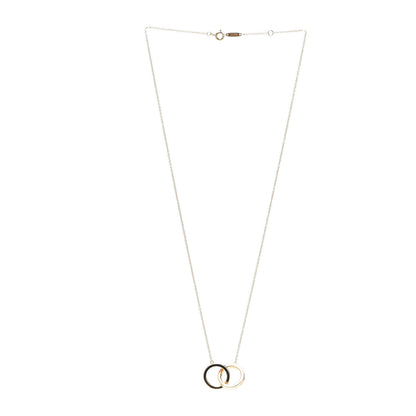 Tiffany 18K Yellow Gold 1837 Interlocking Circles Pendant Necklace 3 of 7