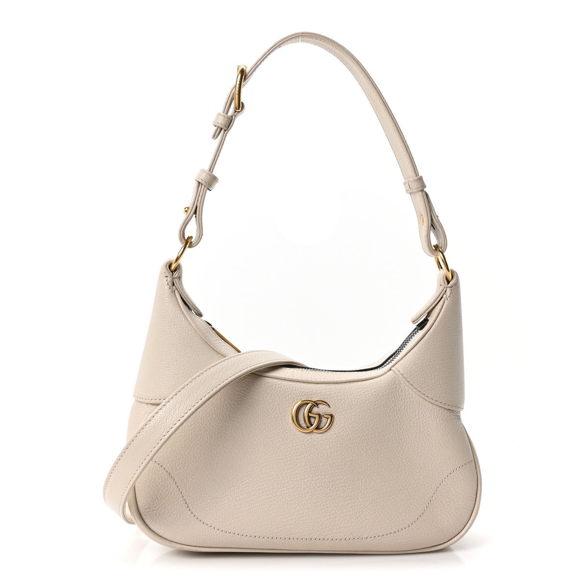 Gucci Goatskin Small Aphrodite Shoulder Bag Mystic White 1 of 10