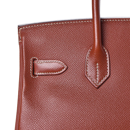 Hermes Epsom Birkin 30 Brique 26 of 38