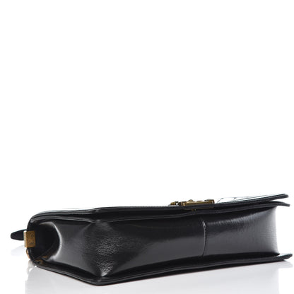 Chanel Glazed Calfskin Quilted Large Boy Flap Black 4 of 14
