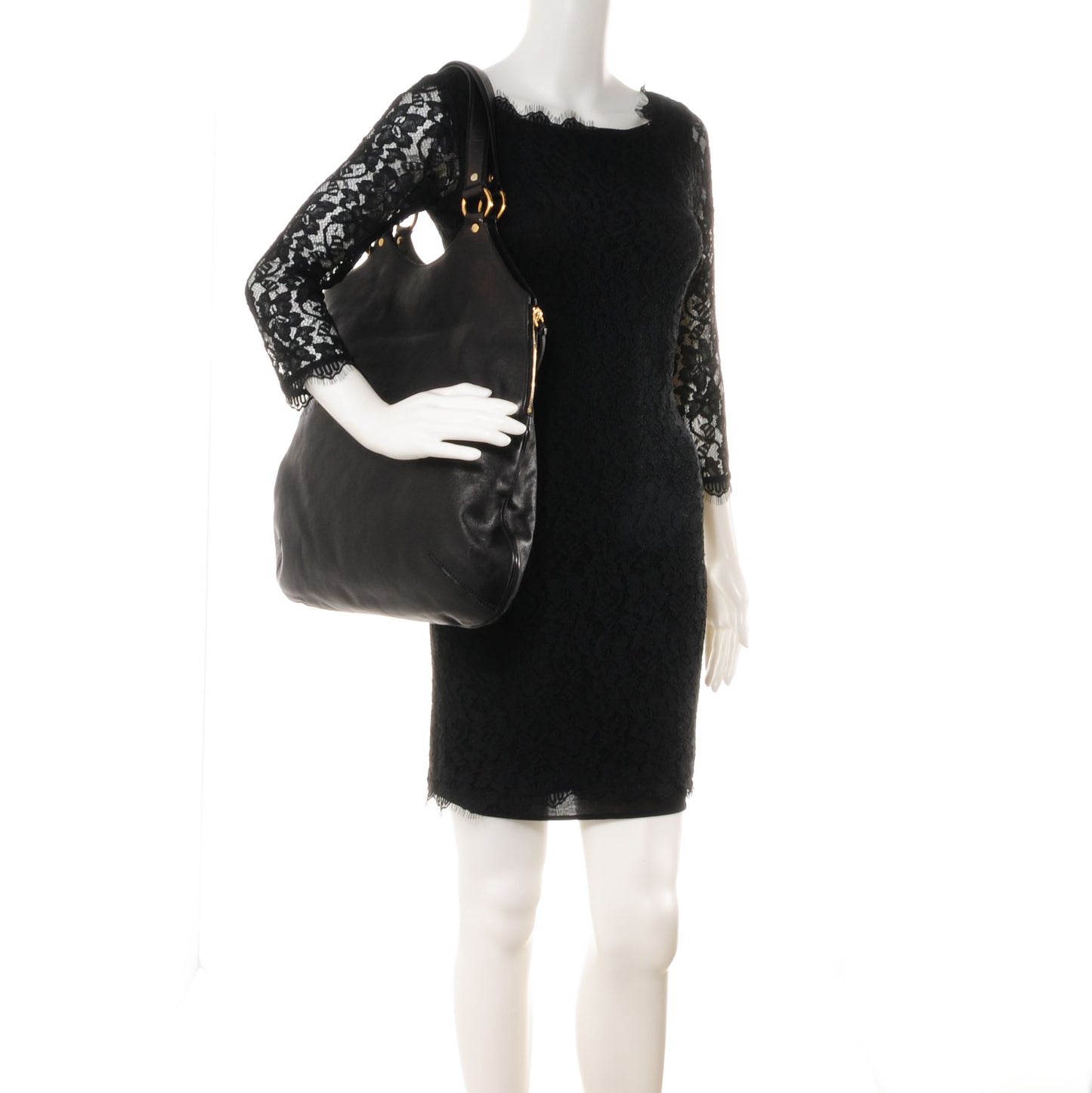 Calfskin Tribute Tote Black