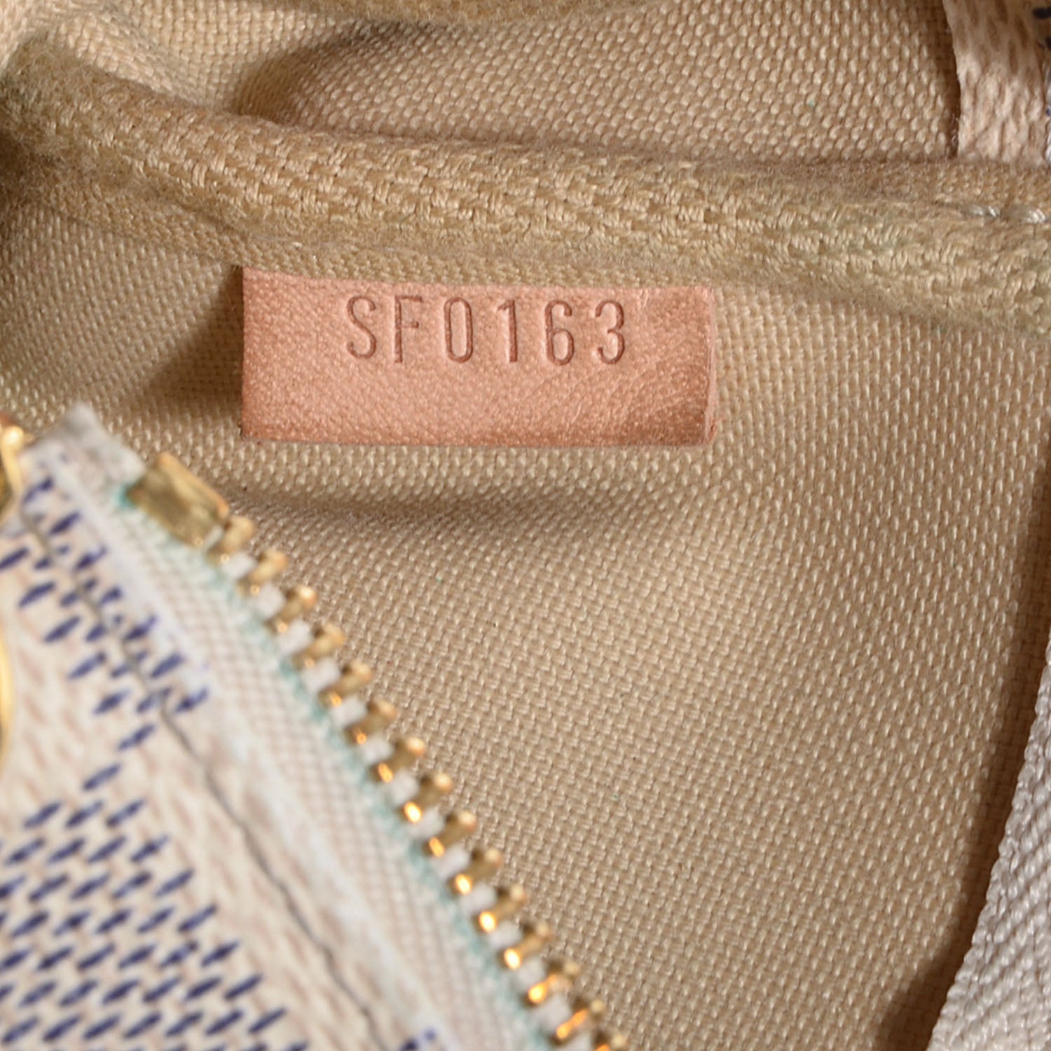 Louis Vuitton Damier Azur Mini Pochette Accessories 6 of 8