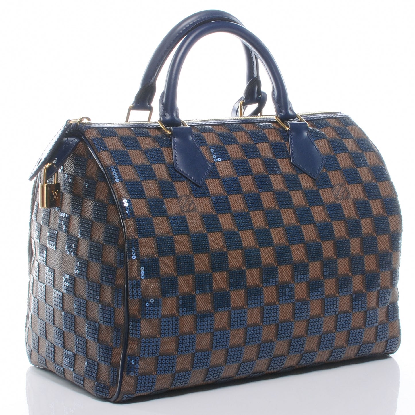 Damier Paillettes Speedy 30 Blue
