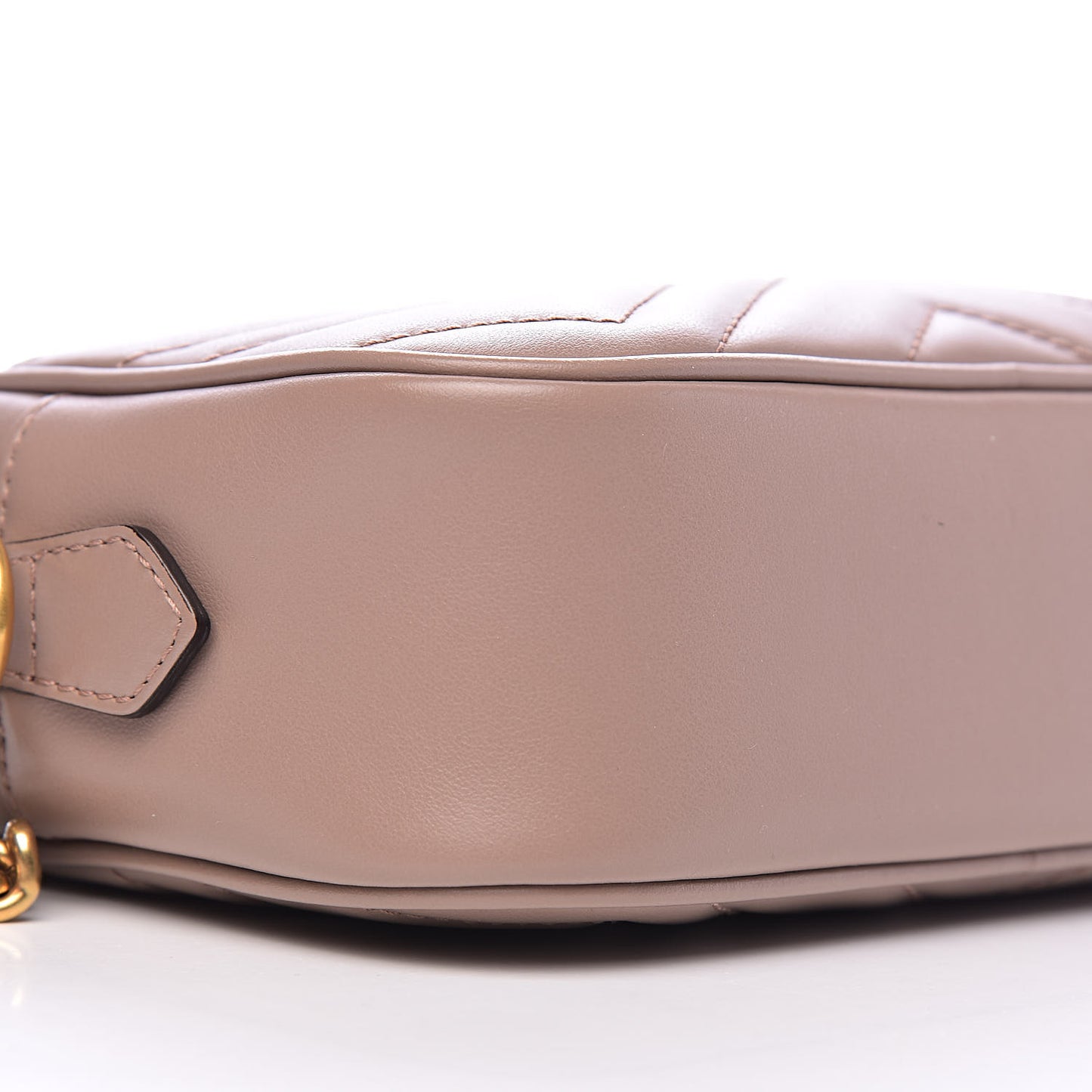 Calfskin Matelasse Mini GG Marmont Chain Shoulder Bag Porcelain Rose