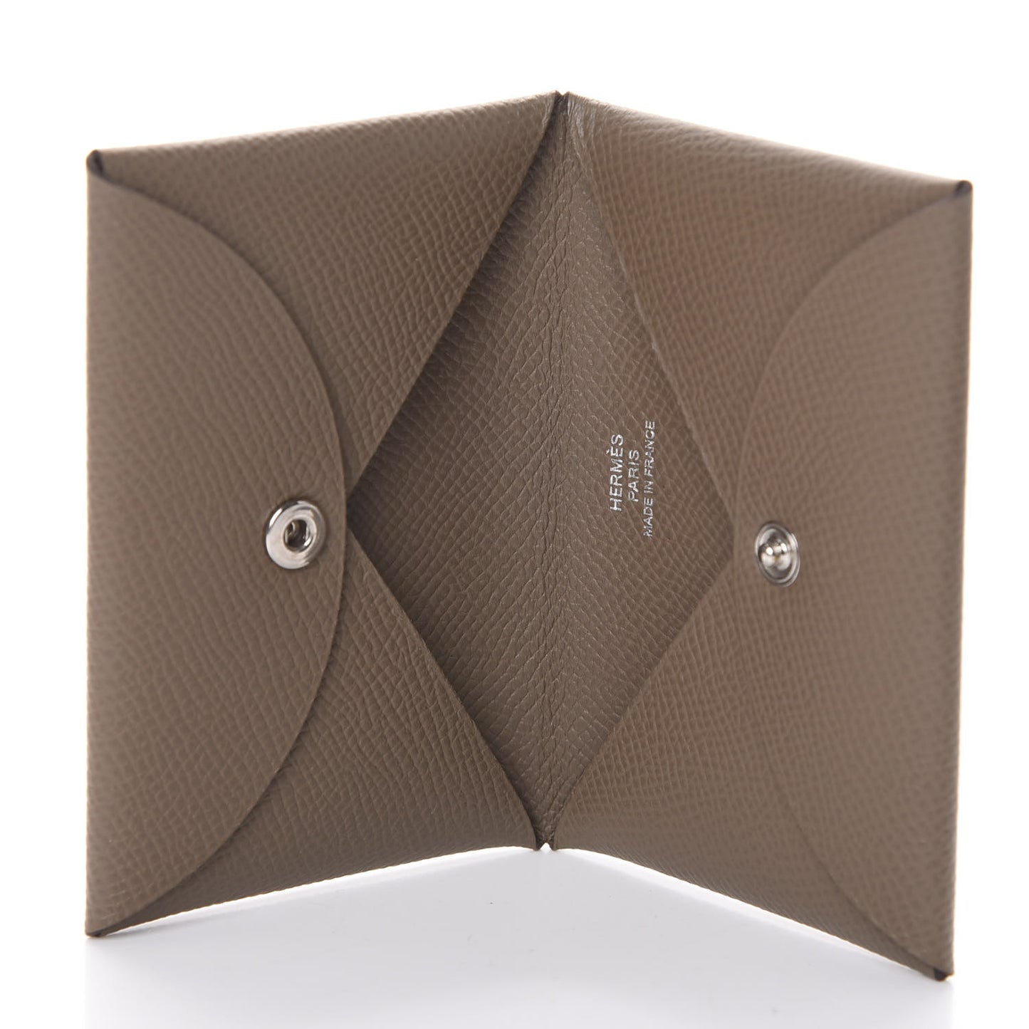 Epsom Calvi Card Case Etoupe