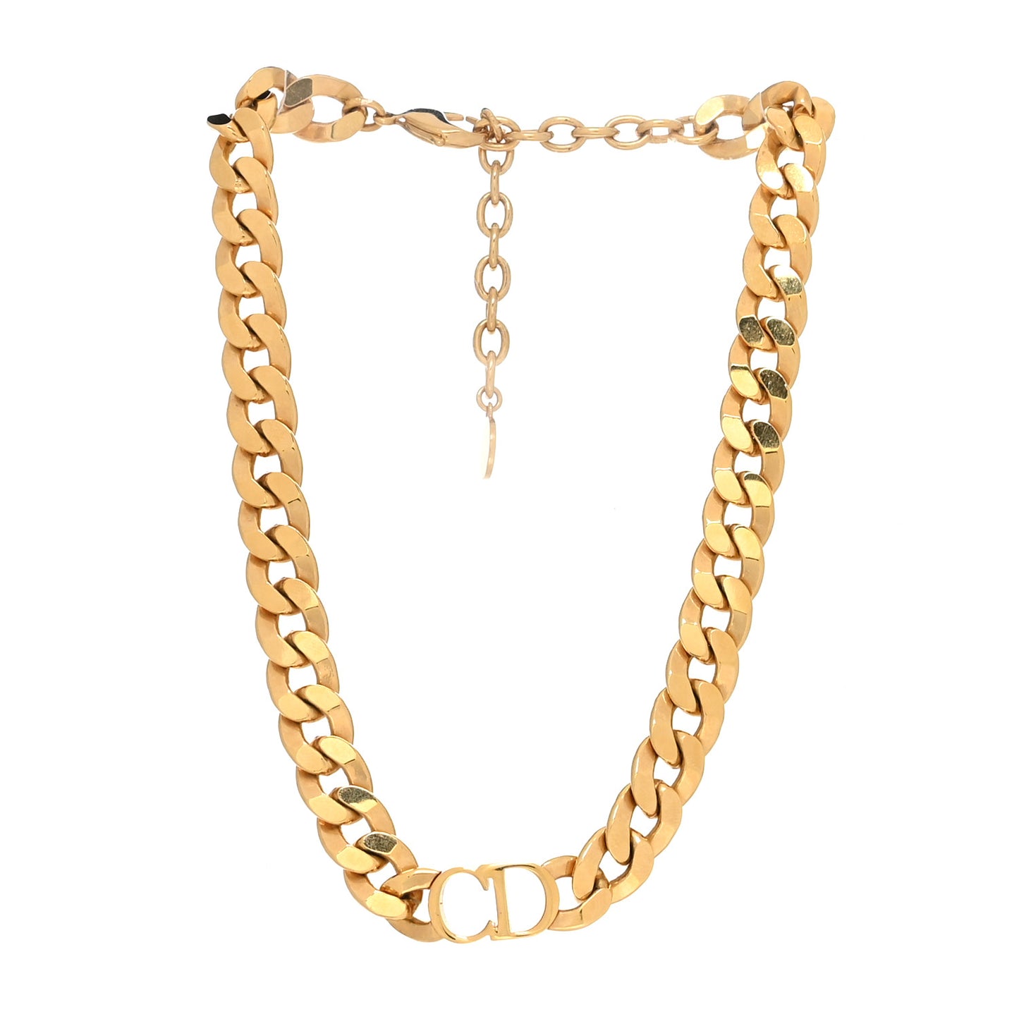 Metal Danseuse Etoile Chain Choker Necklace Gold