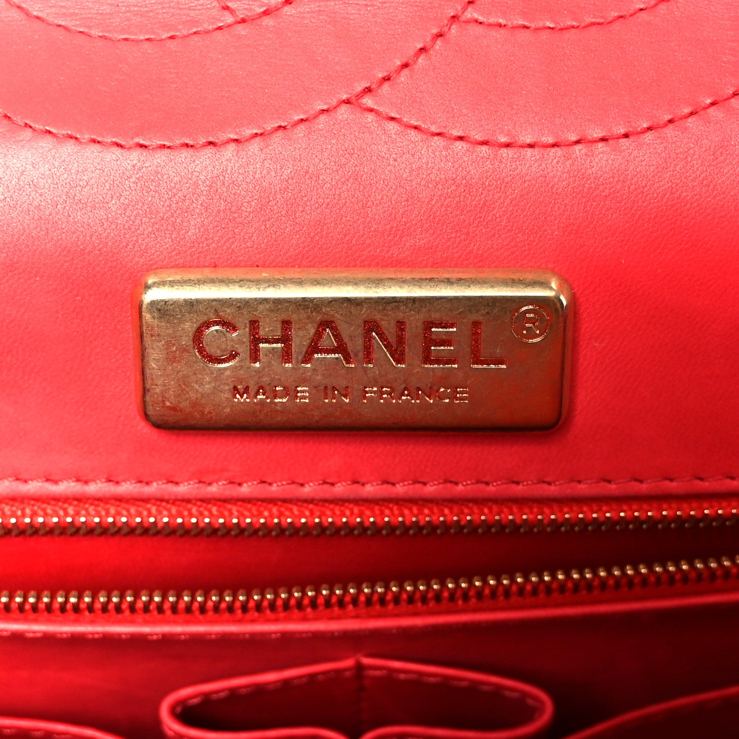 Chanel Alligator Jumbo Double Flap Red 6 of 11