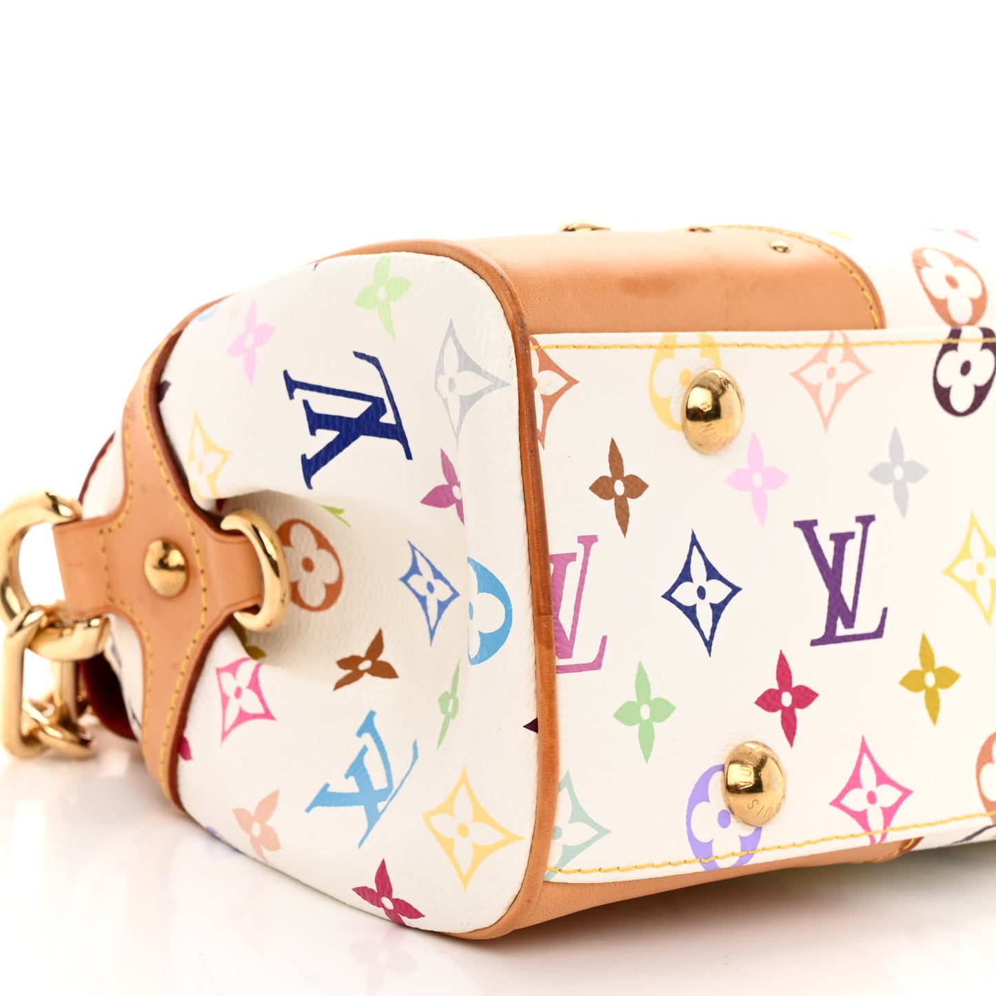 Monogram Multicolor Beverly MM White