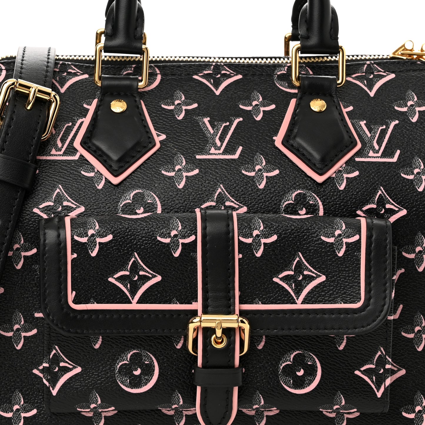 Monogram Fall for You Speedy Bandouliere 25 Black