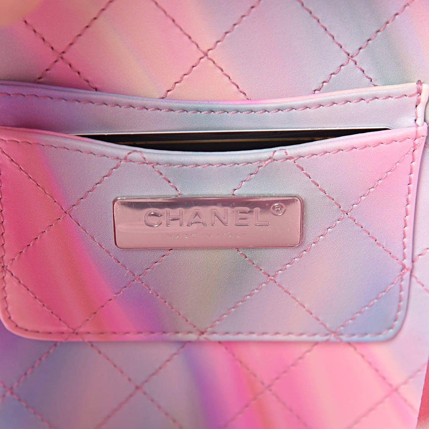 Plexiglass Vertical Vanity Bag Pink