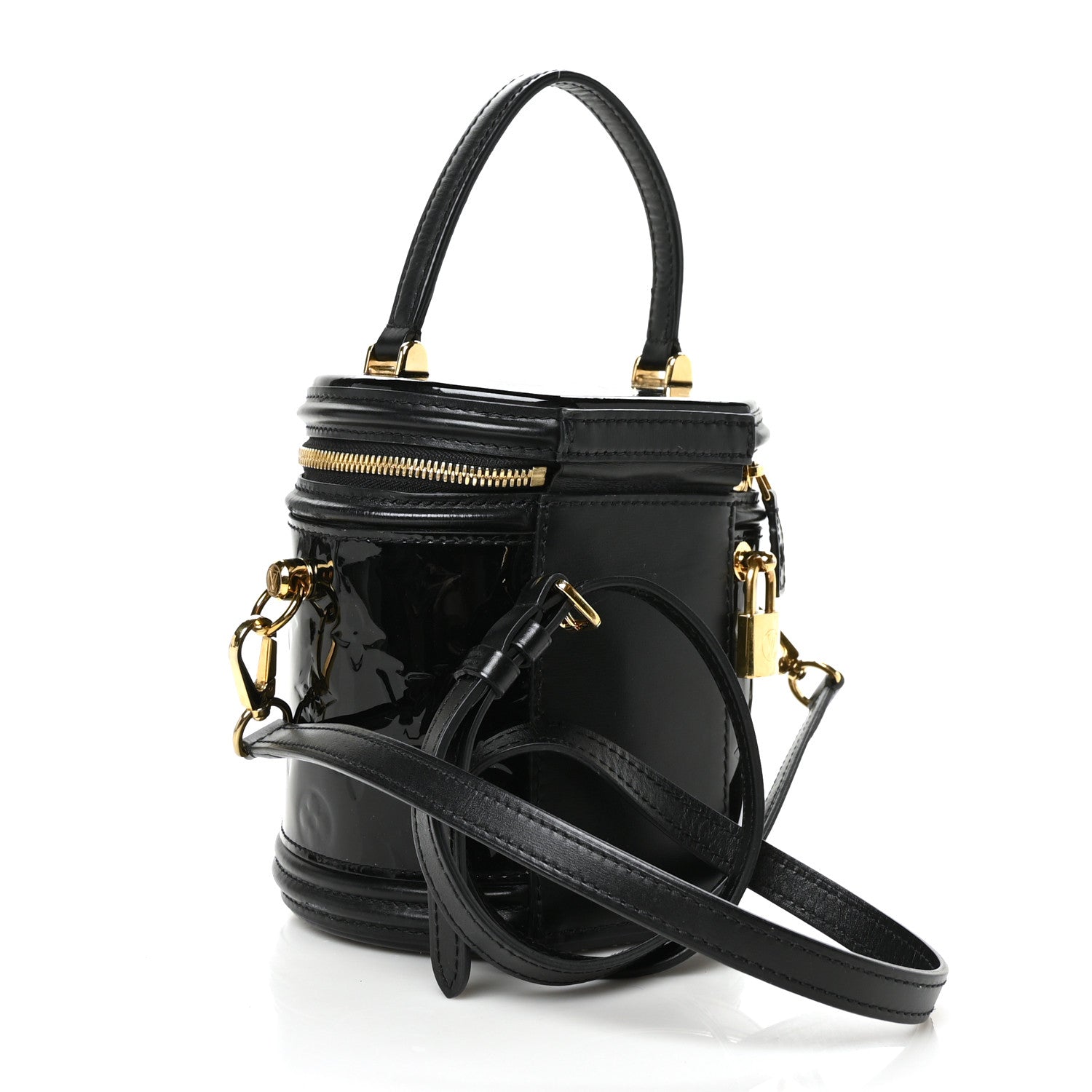 Louis Vuitton Vernis Cannes Black 3 of 8