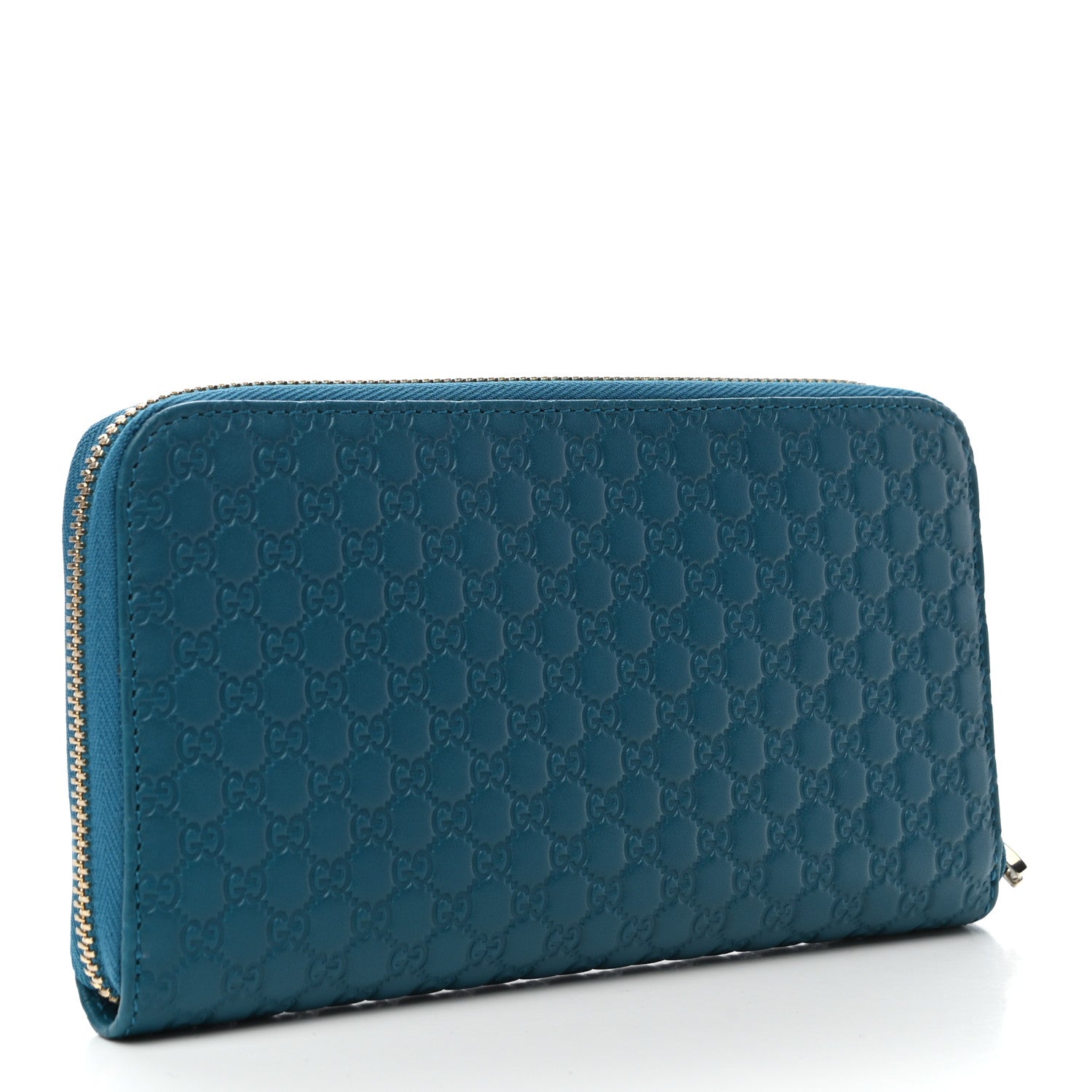 Gucci Microguccissima Zip Around Wallet Deep Cobalt 3 of 8