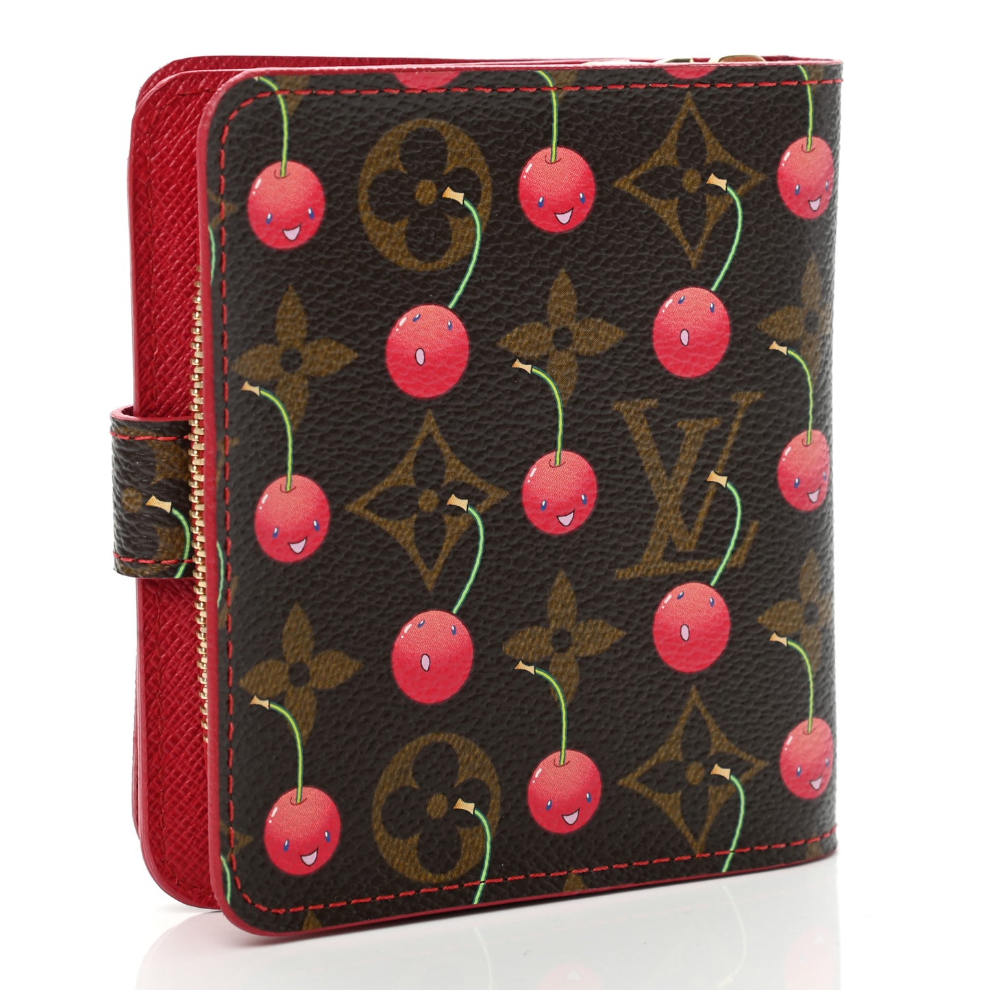 Monogram Cerises Compact Zippe Wallet