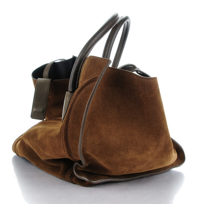 Celine Suede Medium Phantom Luggage Olive 8 of 8