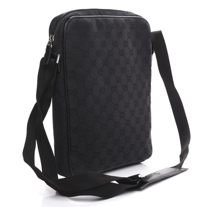Gucci Monogram Messenger Bag Black 2 of 9