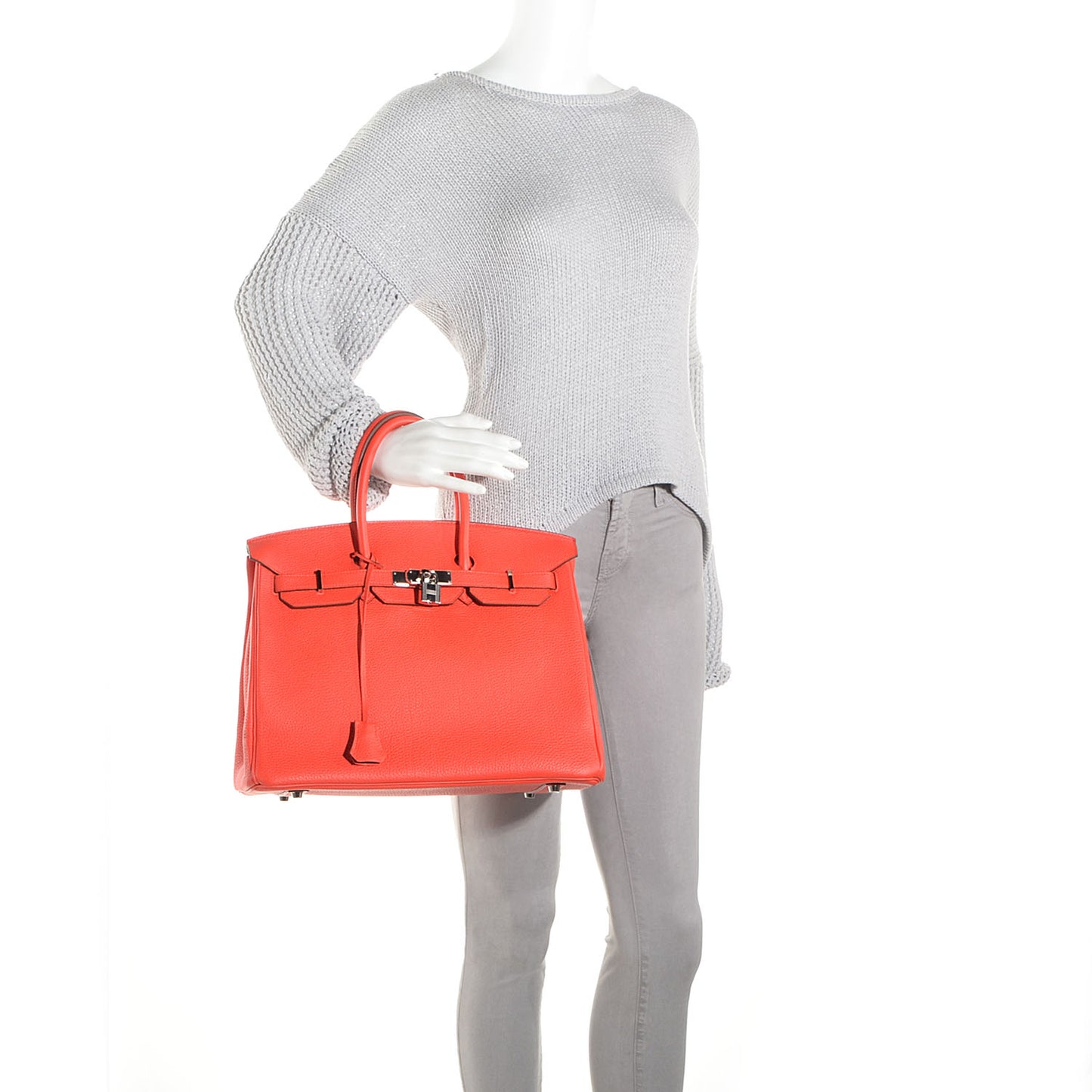 Togo Birkin 35 Rouge Casaque
