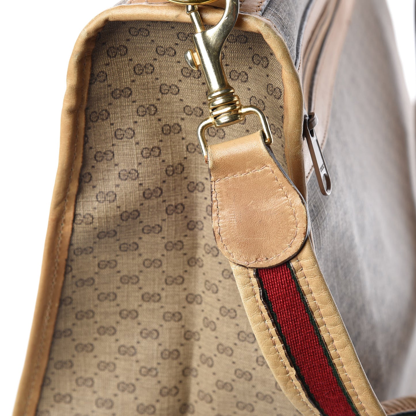 Coated Canvas Monogram Travel Bag