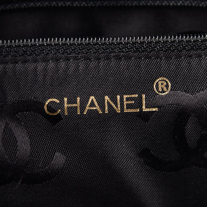 Chanel Lambskin Double Stitch Quilted Tote Black 6 of 11