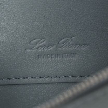 Loro Piana Grained Calfskin Extra Pocket Mini Pouch Minty Breeze 6 of 10