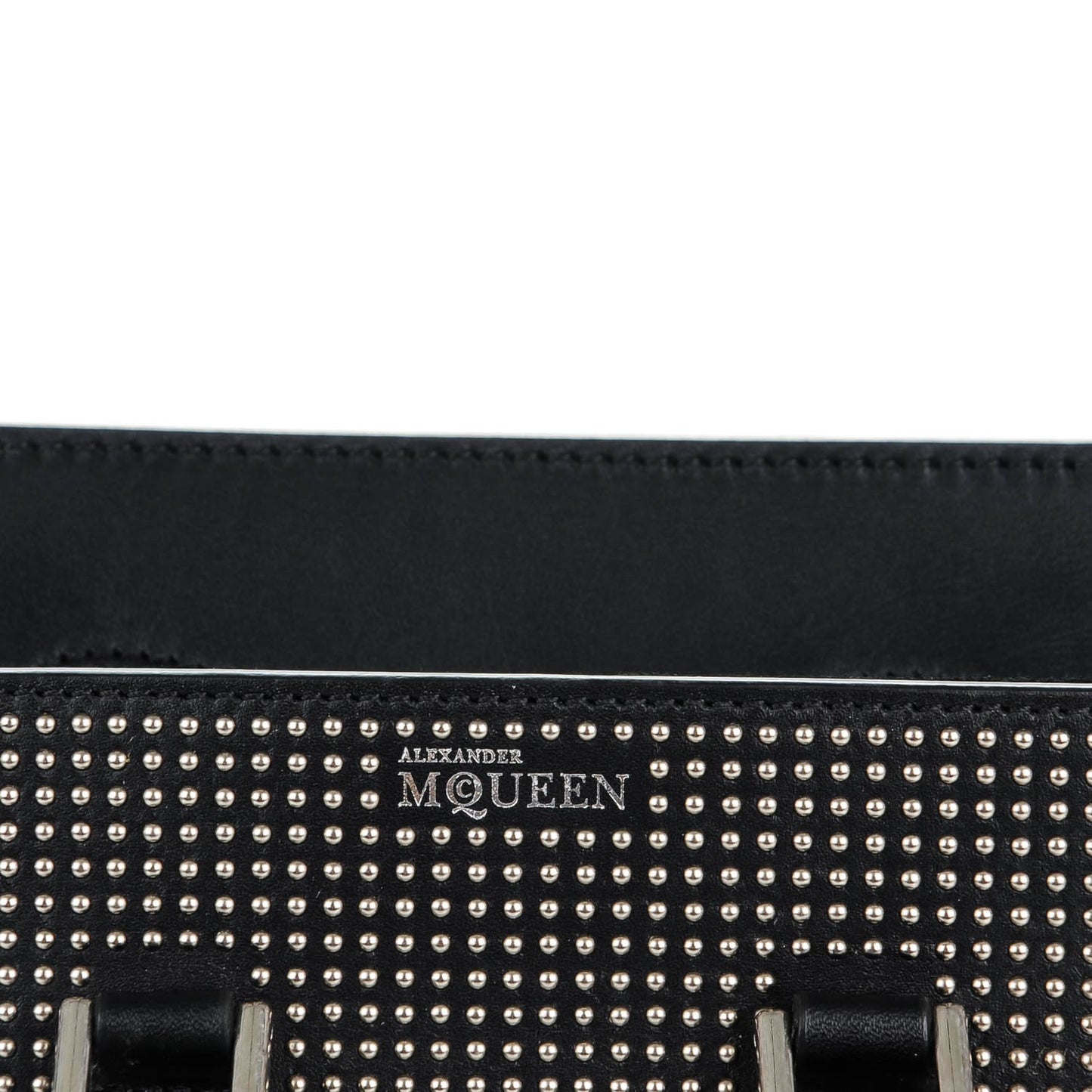 Calfskin Studded Mini Heroine Shoulder Bag Black