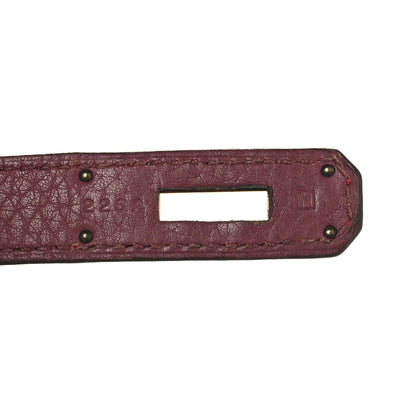 Hermes Taurillon Clemence Birkin 35 Bois de Rose 7 of 15