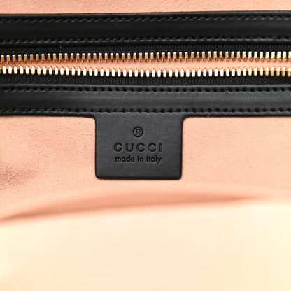 Gucci GG Supreme Monogram Bees Print Small Day Backpack Beige Oro Black 6 of 9